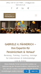 Mobile Screenshot of gabriele-faehndrich.de